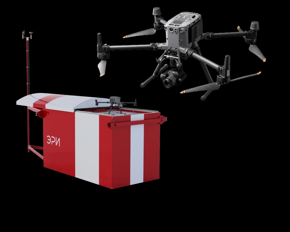 Дронопорт ЭРИ-М300 с БВС DJI Matrice 300 RTK